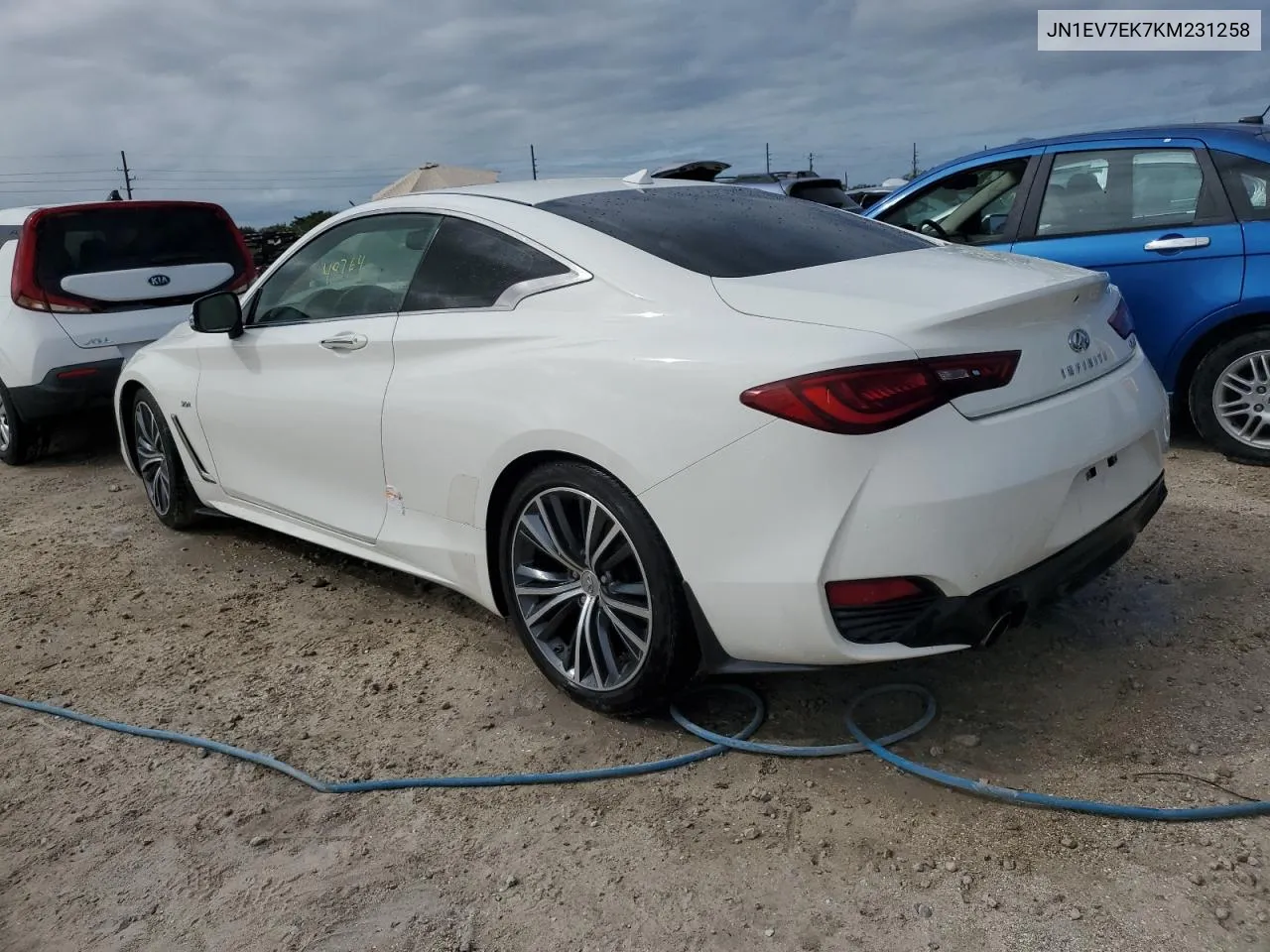 2019 Infiniti Q60 Pure VIN: JN1EV7EK7KM231258 Lot: 74697704