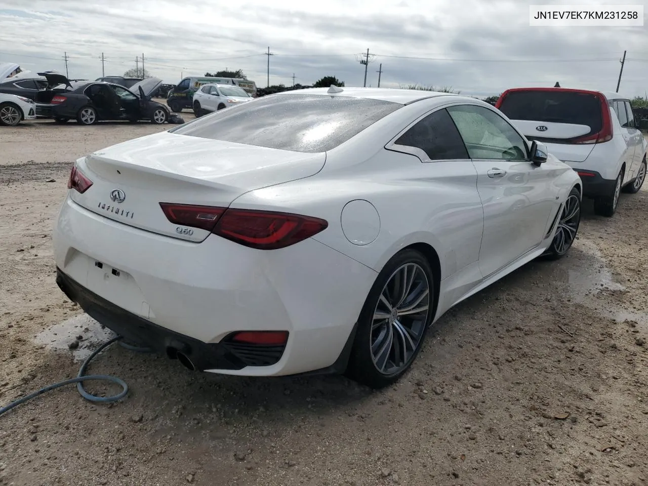 2019 Infiniti Q60 Pure VIN: JN1EV7EK7KM231258 Lot: 74697704