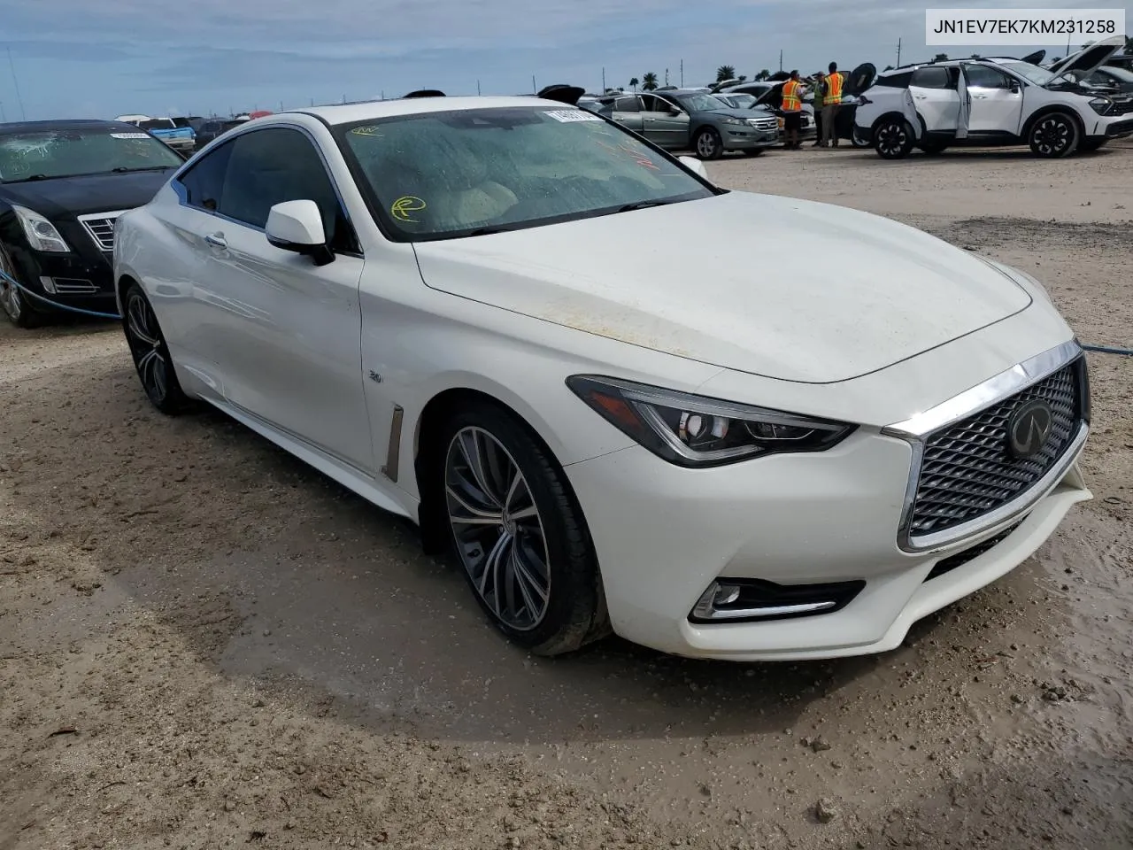 2019 Infiniti Q60 Pure VIN: JN1EV7EK7KM231258 Lot: 74697704