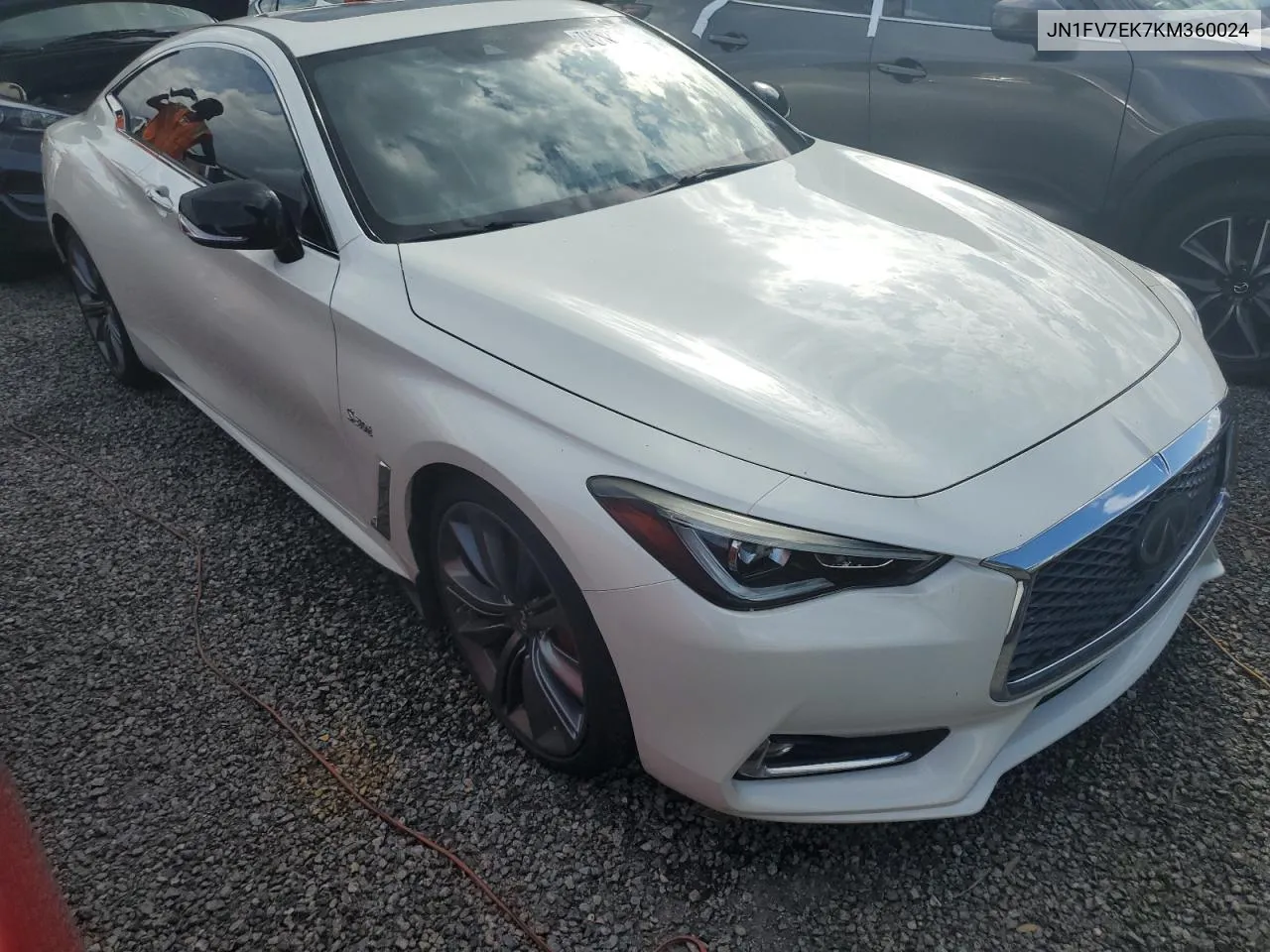 2019 Infiniti Q60 Red Sport 400 VIN: JN1FV7EK7KM360024 Lot: 74770504