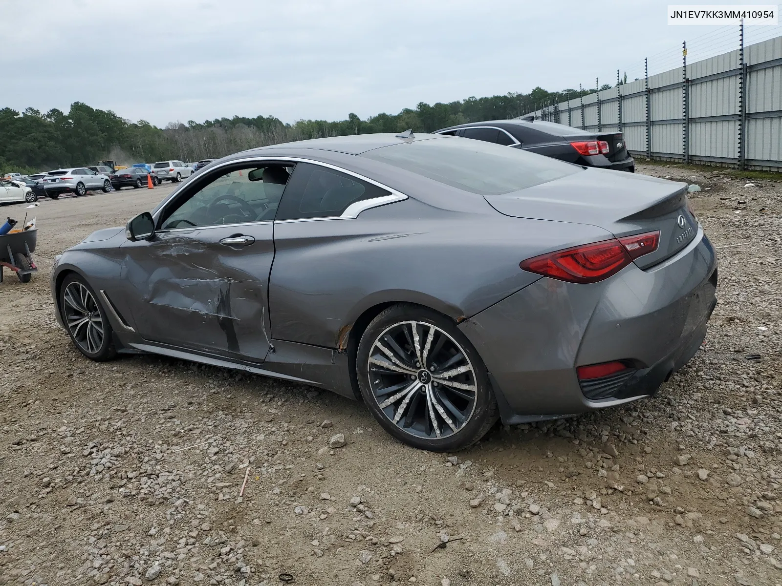 2021 Infiniti Q60 Luxe VIN: JN1EV7KK3MM410954 Lot: 65148644