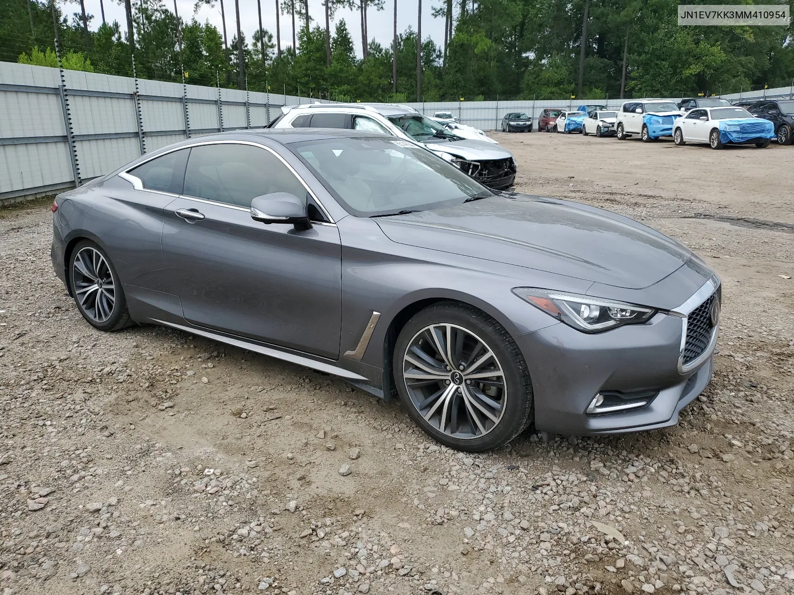 2021 Infiniti Q60 Luxe VIN: JN1EV7KK3MM410954 Lot: 65148644