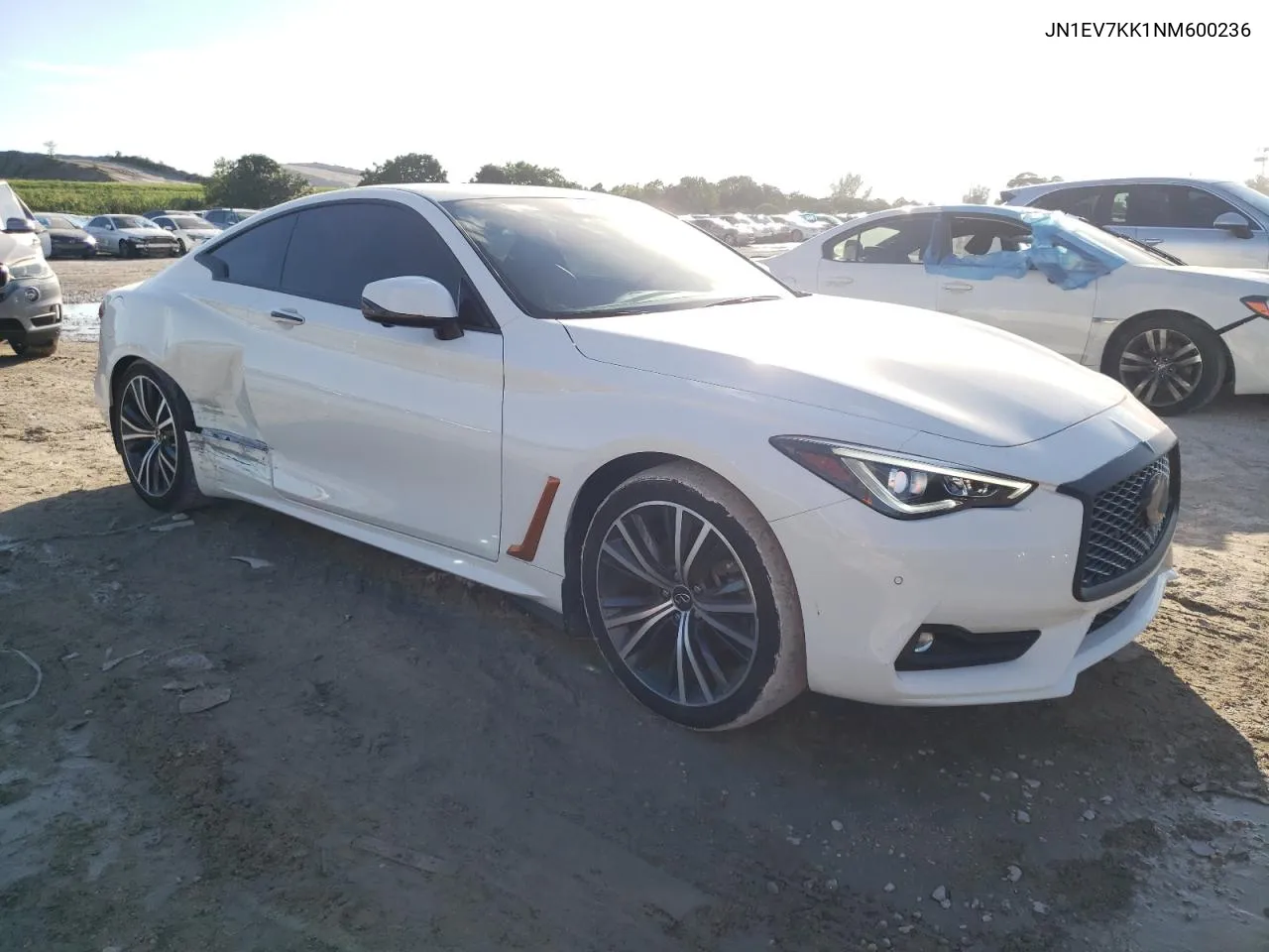 2022 Infiniti Q60 Luxe VIN: JN1EV7KK1NM600236 Lot: 75429544