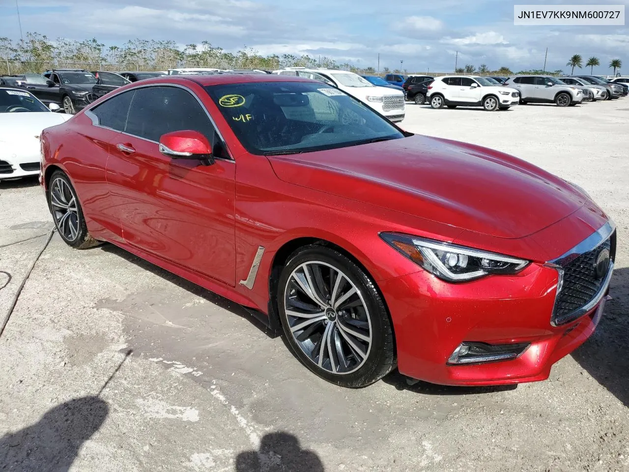 JN1EV7KK9NM600727 2022 Infiniti Q60 Luxe