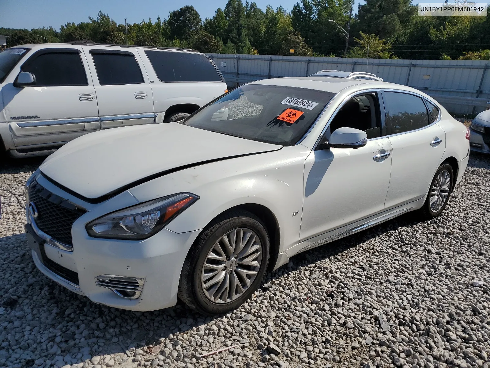 2015 Infiniti Q70L 3.7 VIN: JN1BY1PP0FM601942 Lot: 68659924