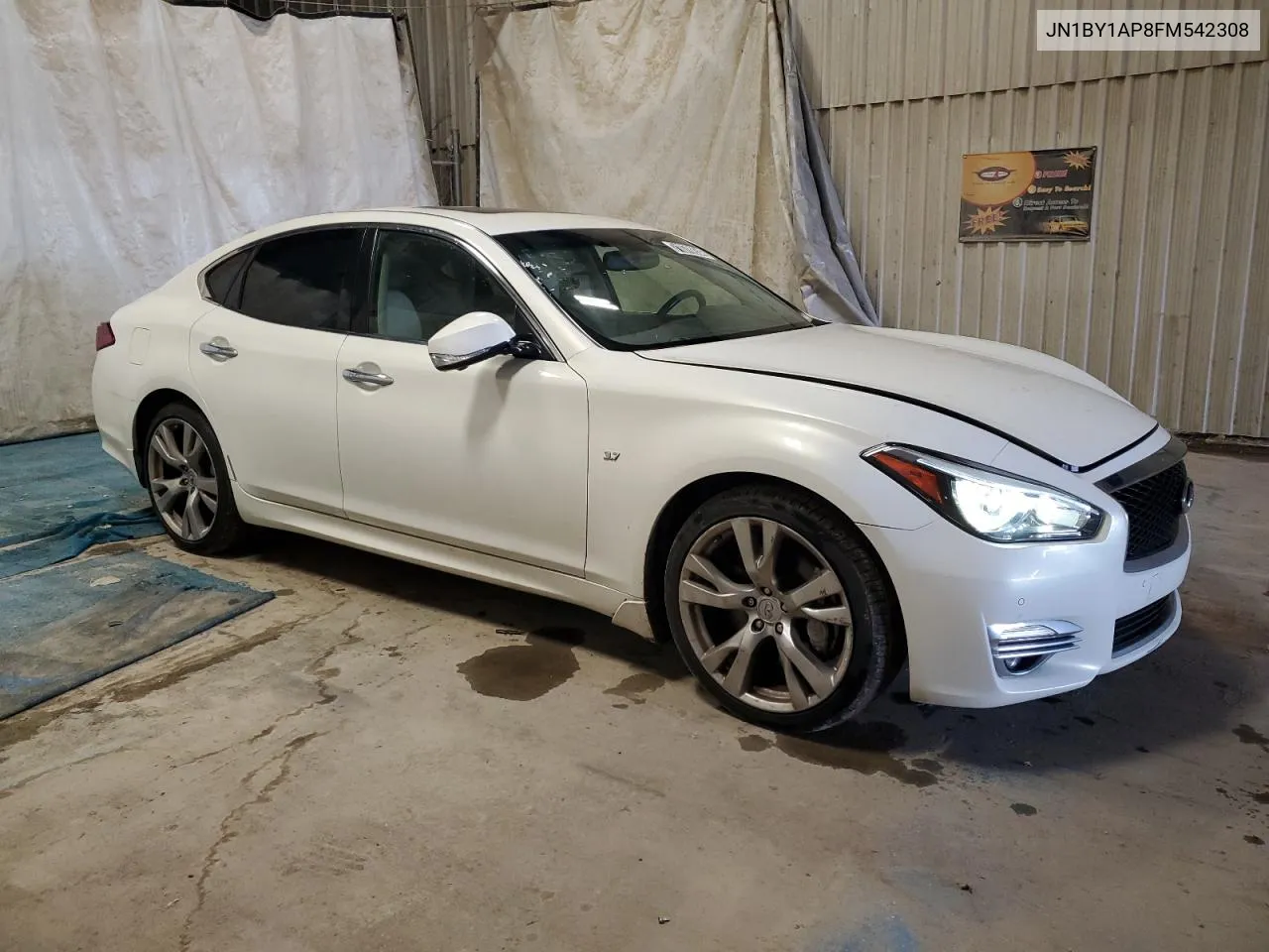 2015 Infiniti Q70 3.7 VIN: JN1BY1AP8FM542308 Lot: 71078934