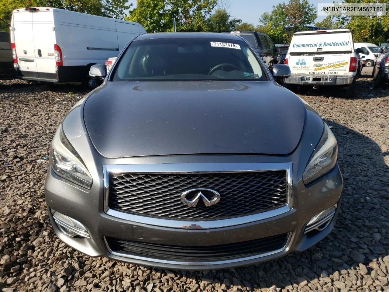 2015 Infiniti Q70 3.7 VIN: JN1BY1AR2FM562183 Lot: 71157474