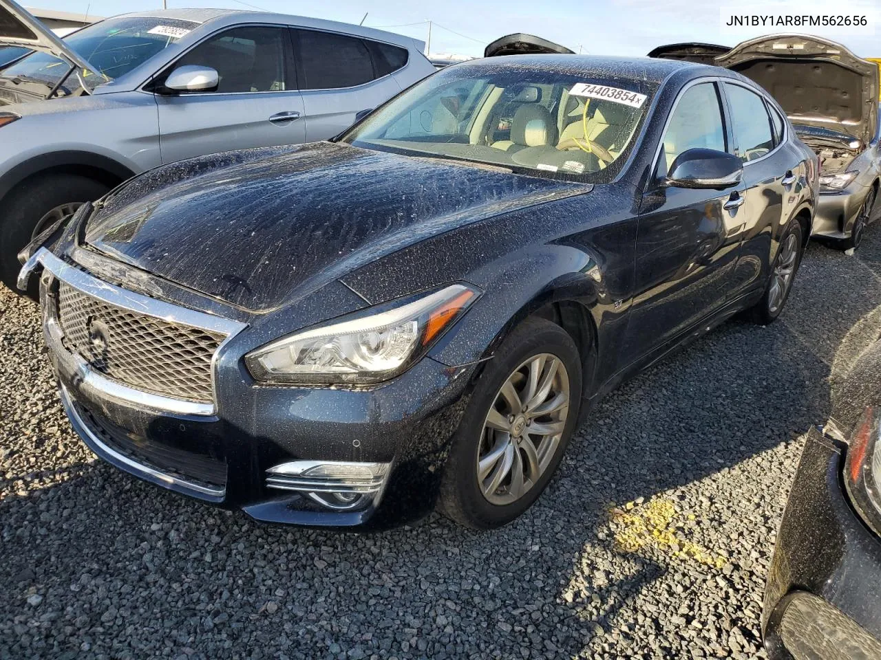 2015 Infiniti Q70 3.7 VIN: JN1BY1AR8FM562656 Lot: 74403854