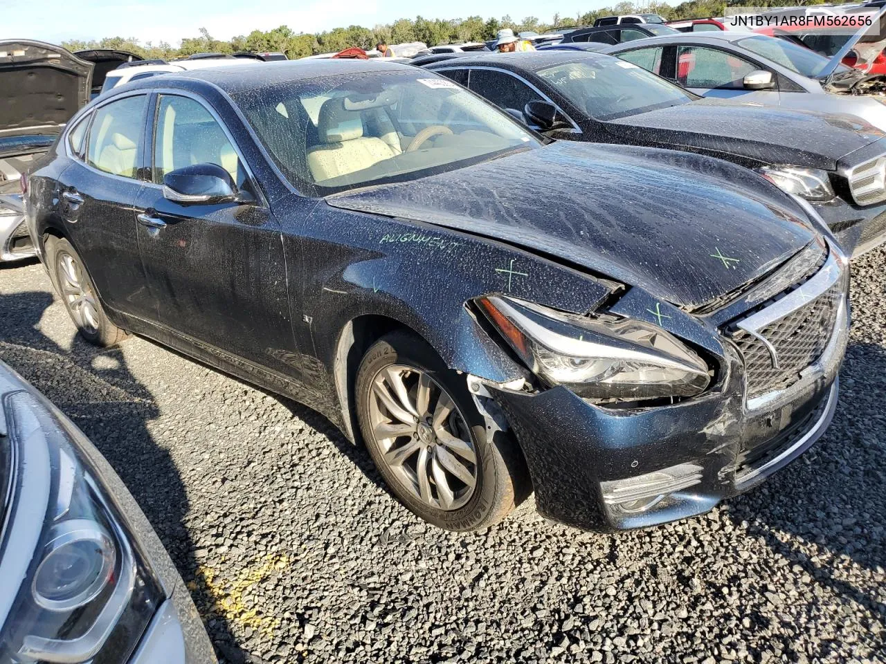 2015 Infiniti Q70 3.7 VIN: JN1BY1AR8FM562656 Lot: 74403854