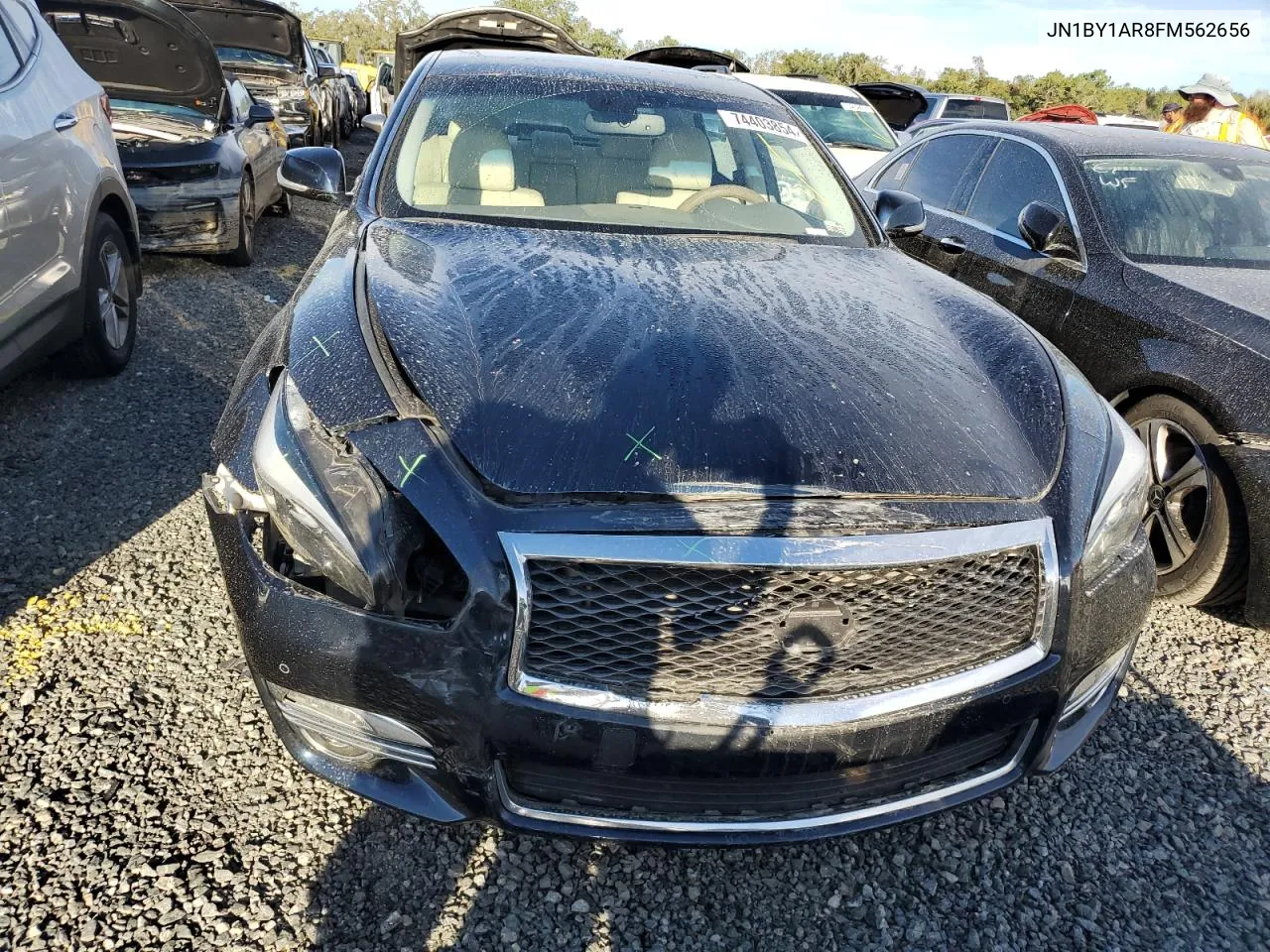 2015 Infiniti Q70 3.7 VIN: JN1BY1AR8FM562656 Lot: 74403854