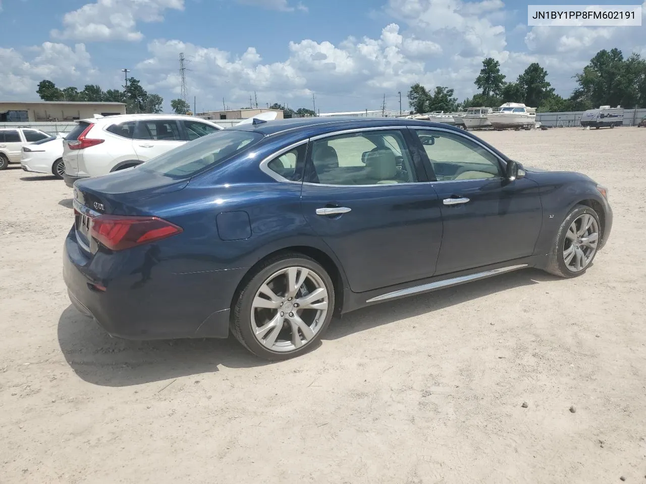 2015 Infiniti Q70L 3.7 VIN: JN1BY1PP8FM602191 Lot: 75640914