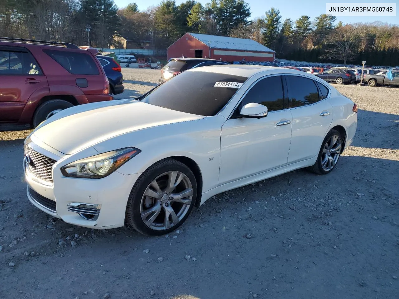 2015 Infiniti Q70 3.7 VIN: JN1BY1AR3FM560748 Lot: 81534474