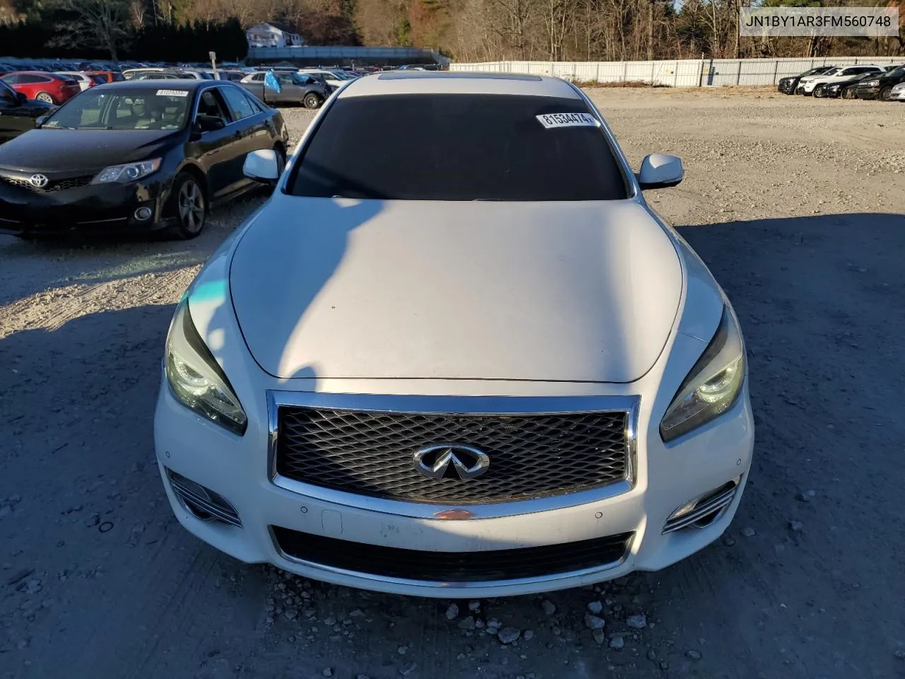 2015 Infiniti Q70 3.7 VIN: JN1BY1AR3FM560748 Lot: 81534474