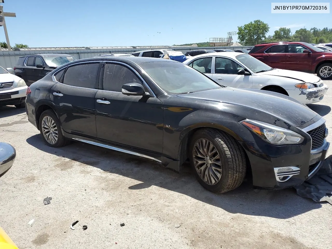 2016 Infiniti Q70L 3.7 VIN: JN1BY1PR7GM720316 Lot: 57961714