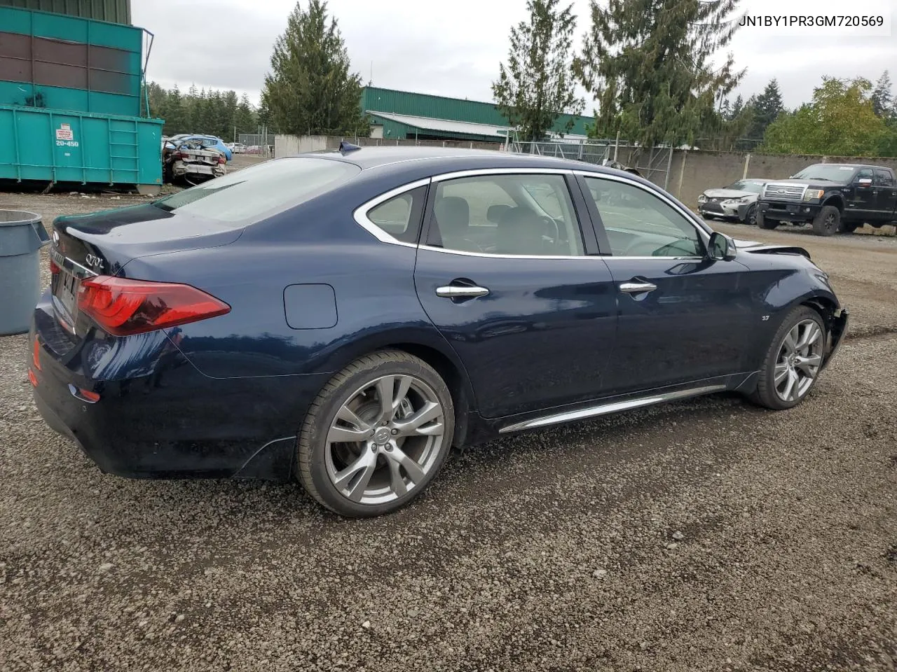 2016 Infiniti Q70L 3.7 VIN: JN1BY1PR3GM720569 Lot: 71164014