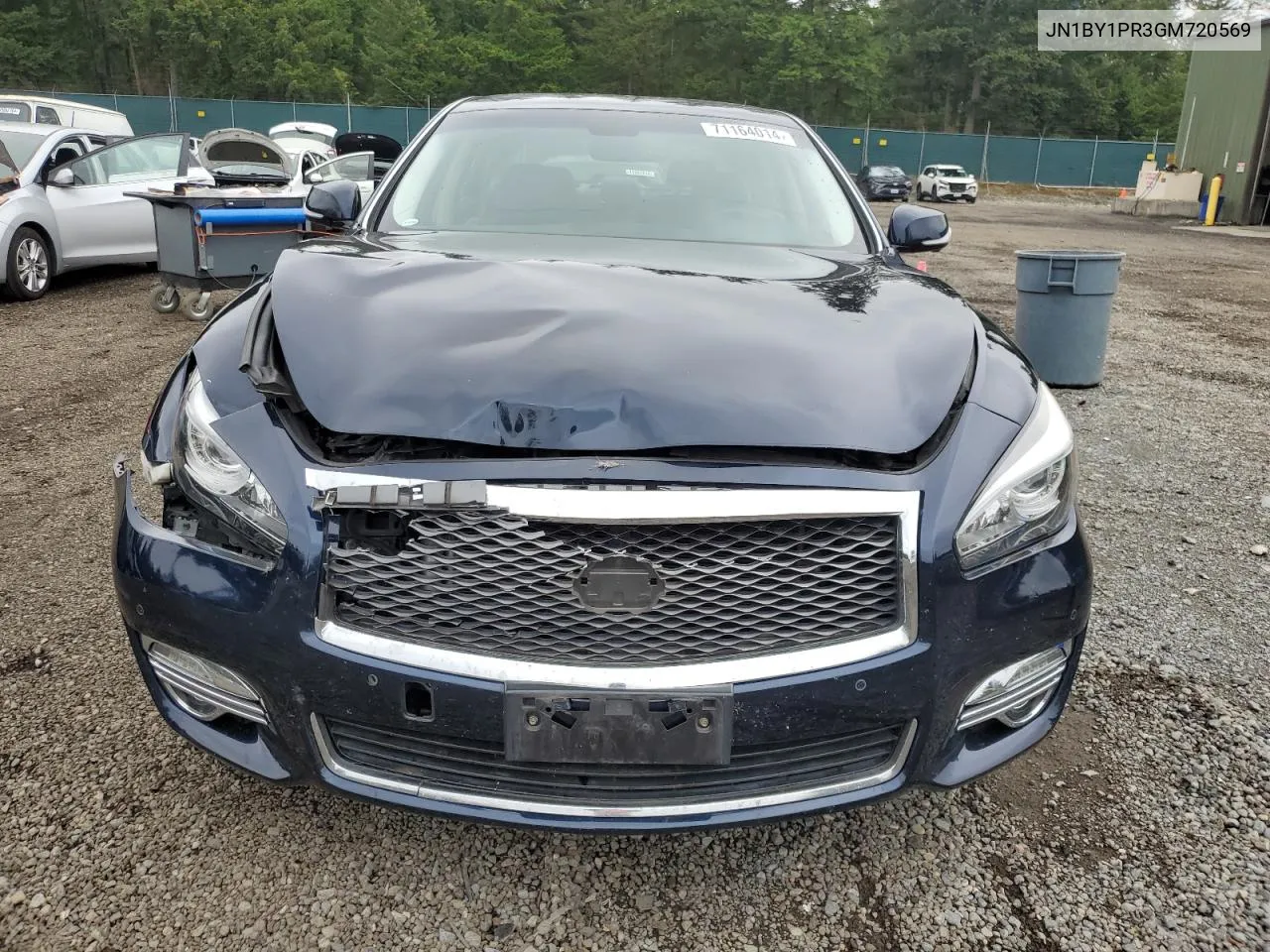 2016 Infiniti Q70L 3.7 VIN: JN1BY1PR3GM720569 Lot: 71164014