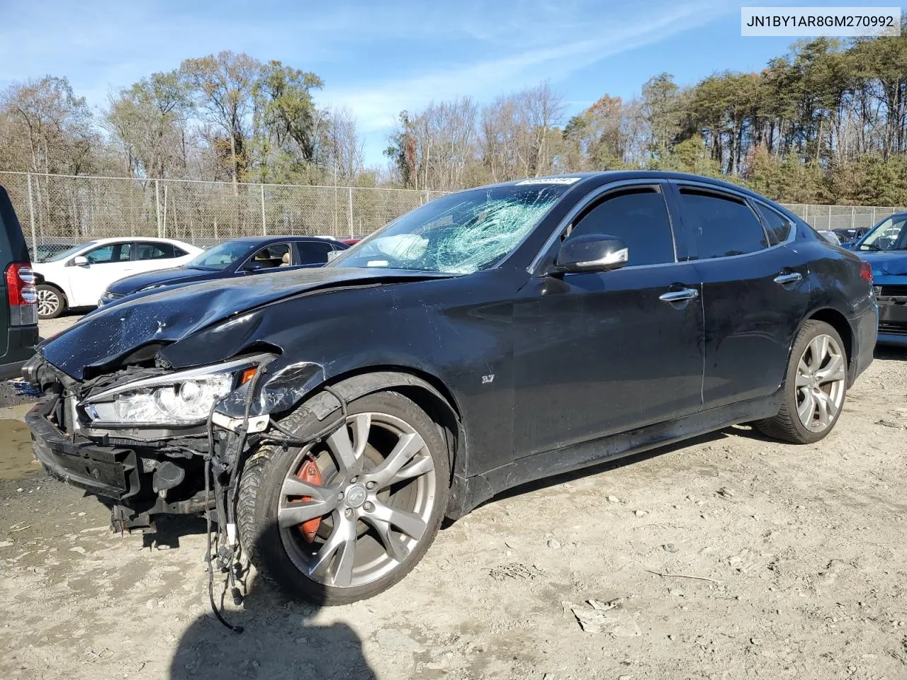 2016 Infiniti Q70 3.7 VIN: JN1BY1AR8GM270992 Lot: 80558734