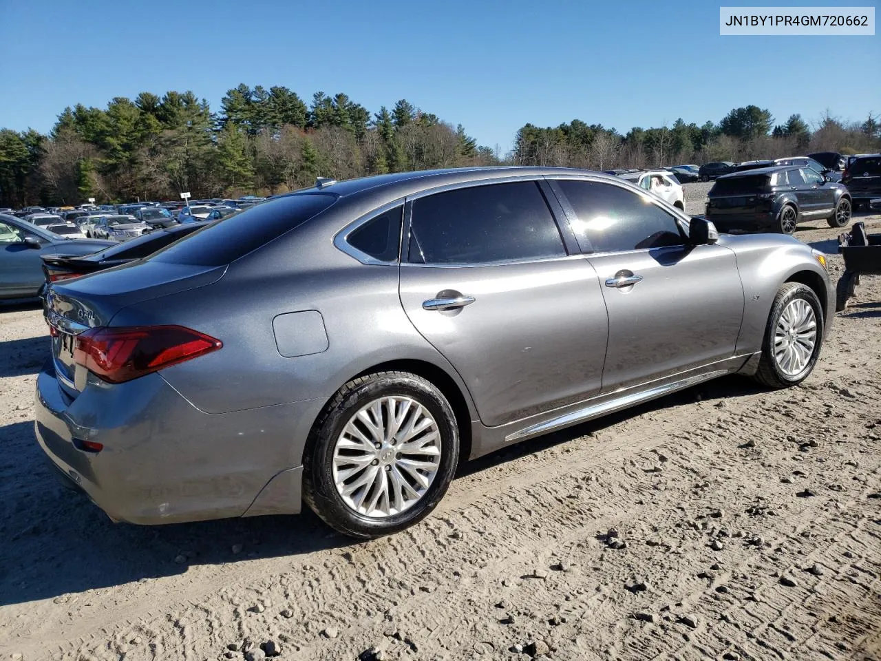 2016 Infiniti Q70L 3.7 VIN: JN1BY1PR4GM720662 Lot: 81533514