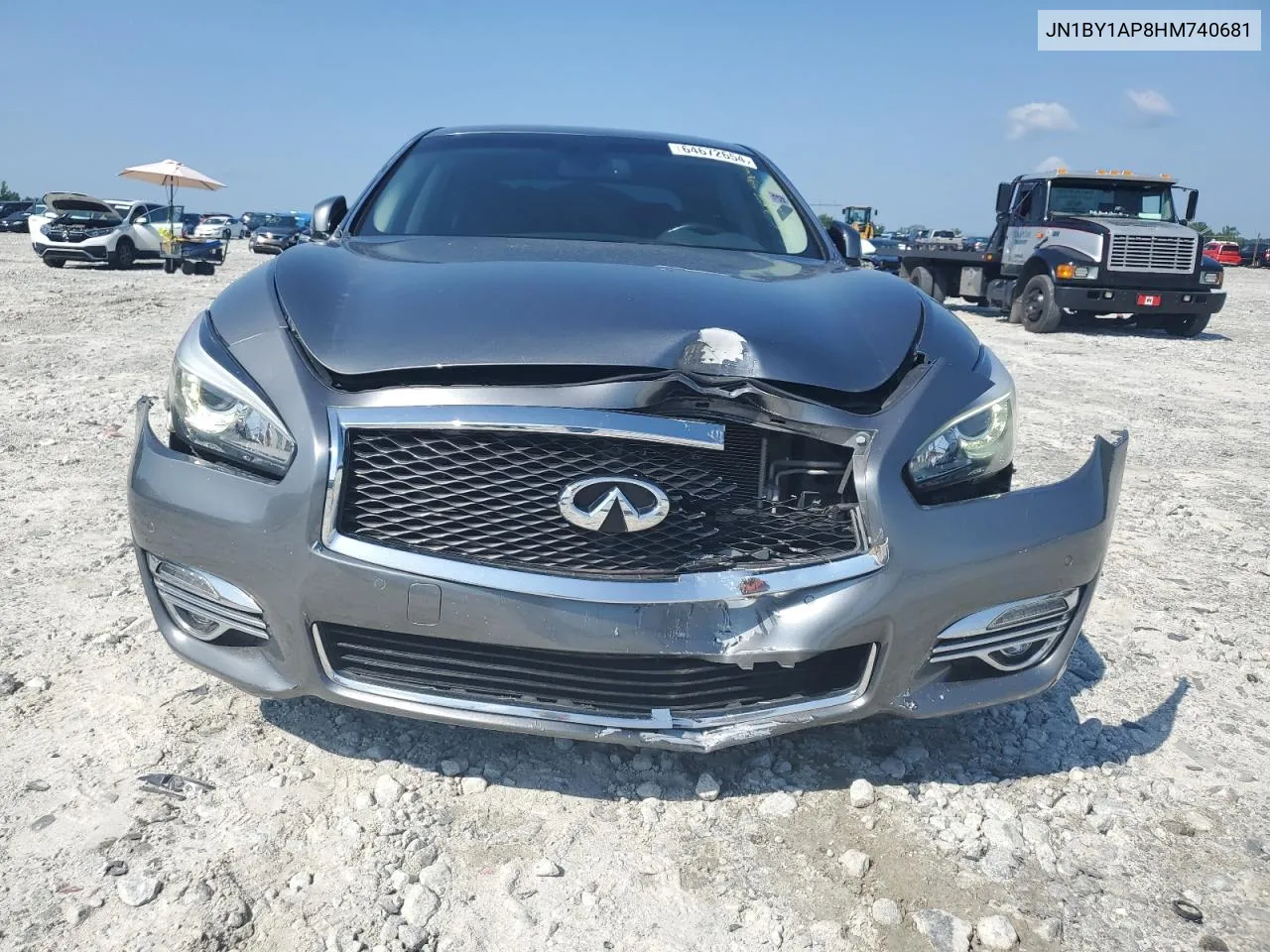 2017 Infiniti Q70 3.7 VIN: JN1BY1AP8HM740681 Lot: 64672654