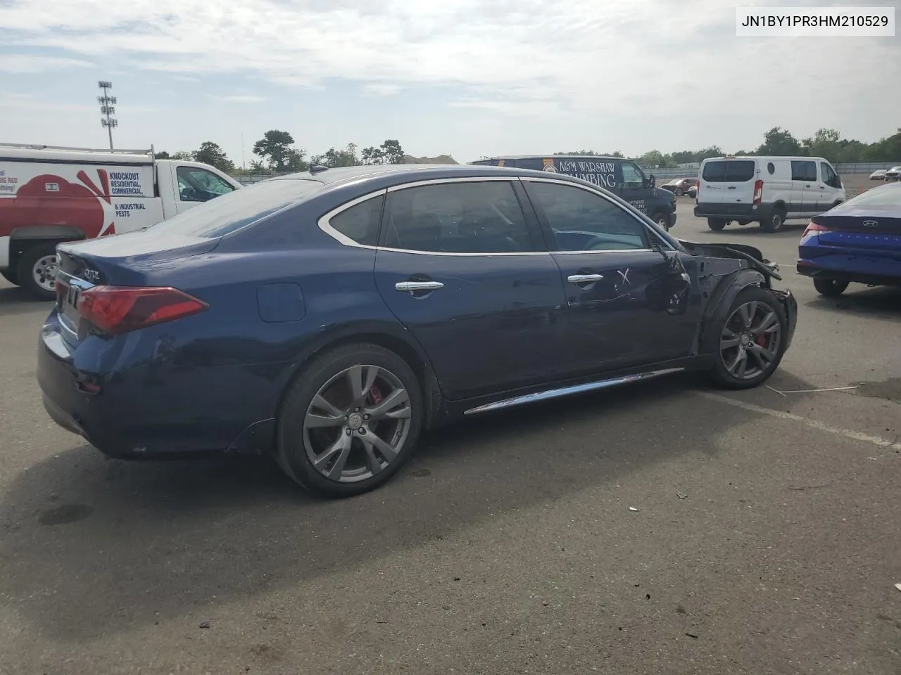 2017 Infiniti Q70L 3.7 VIN: JN1BY1PR3HM210529 Lot: 68966204