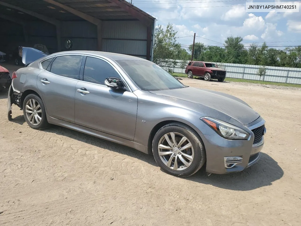 2017 Infiniti Q70 3.7 VIN: JN1BY1AP5HM740251 Lot: 70706954