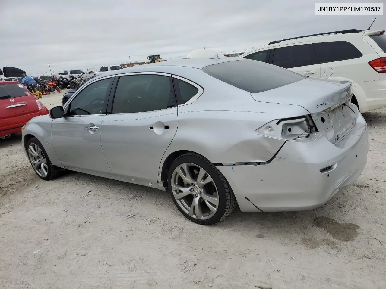 2017 Infiniti Q70L 3.7 VIN: JN1BY1PP4HM170587 Lot: 72356934