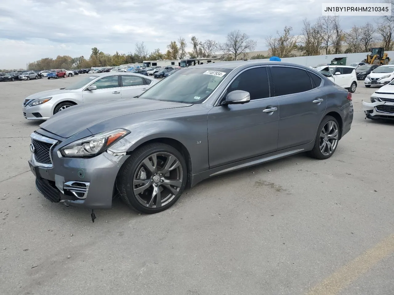 2017 Infiniti Q70L 3.7 VIN: JN1BY1PR4HM210345 Lot: 77487934