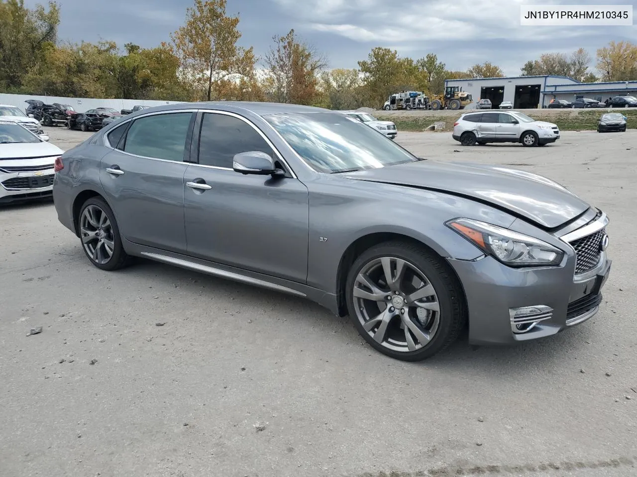 2017 Infiniti Q70L 3.7 VIN: JN1BY1PR4HM210345 Lot: 77487934