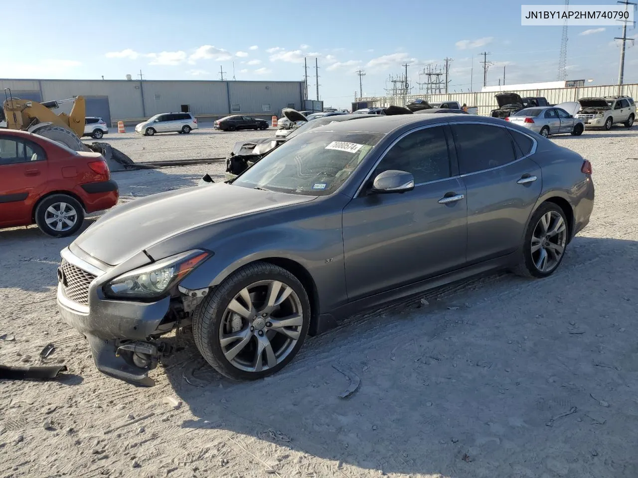 2017 Infiniti Q70 3.7 VIN: JN1BY1AP2HM740790 Lot: 78080574