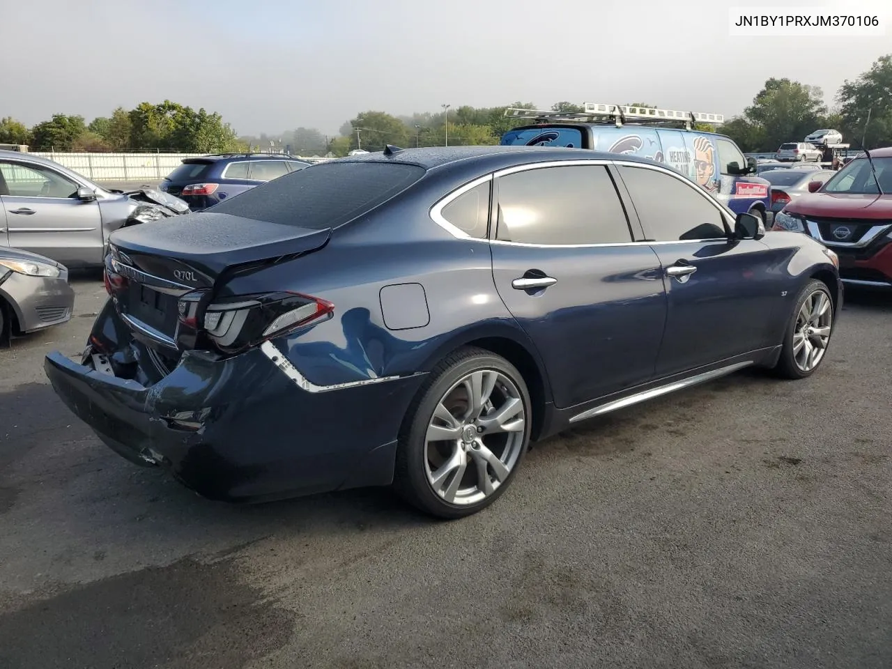 2018 Infiniti Q70L 3.7 Luxe VIN: JN1BY1PRXJM370106 Lot: 67896014