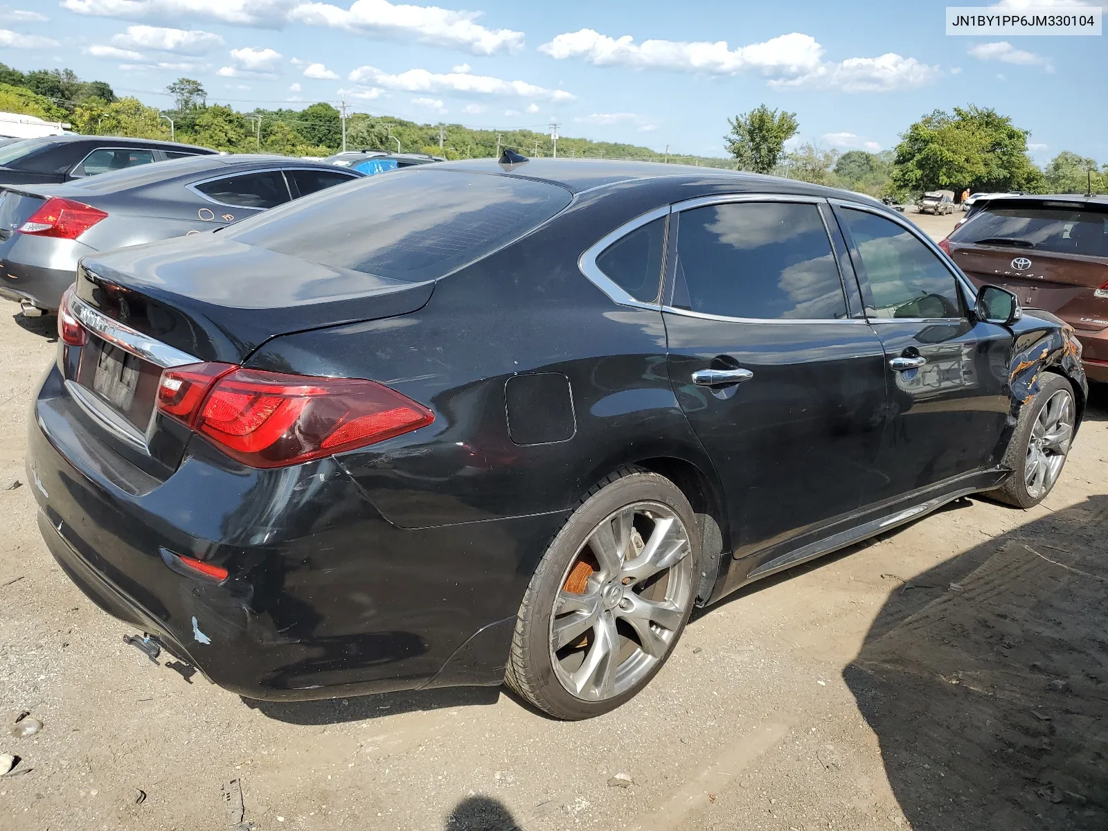 2018 Infiniti Q70L 3.7 Luxe VIN: JN1BY1PP6JM330104 Lot: 68830174