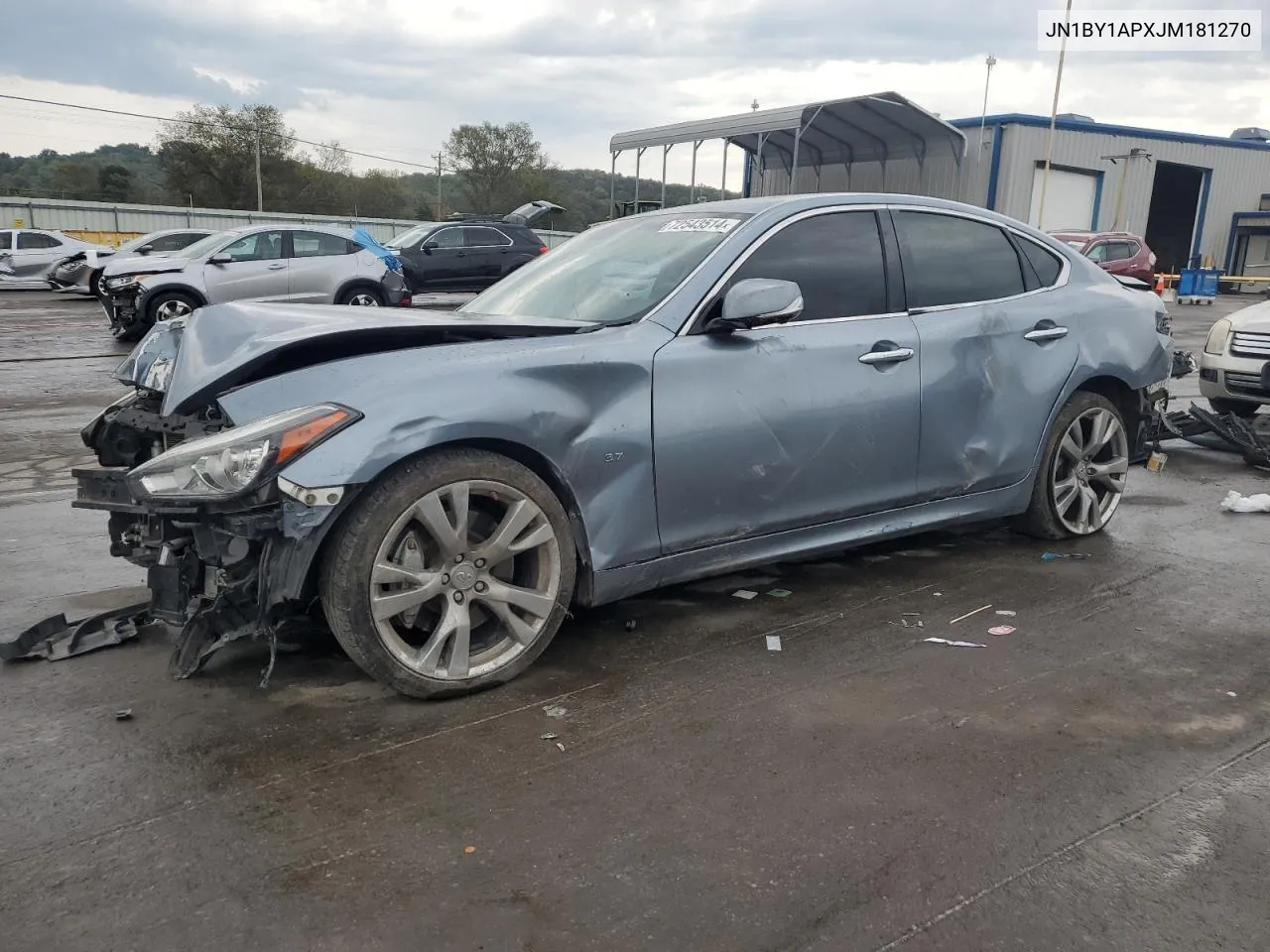 2018 Infiniti Q70 3.7 Luxe VIN: JN1BY1APXJM181270 Lot: 72543514