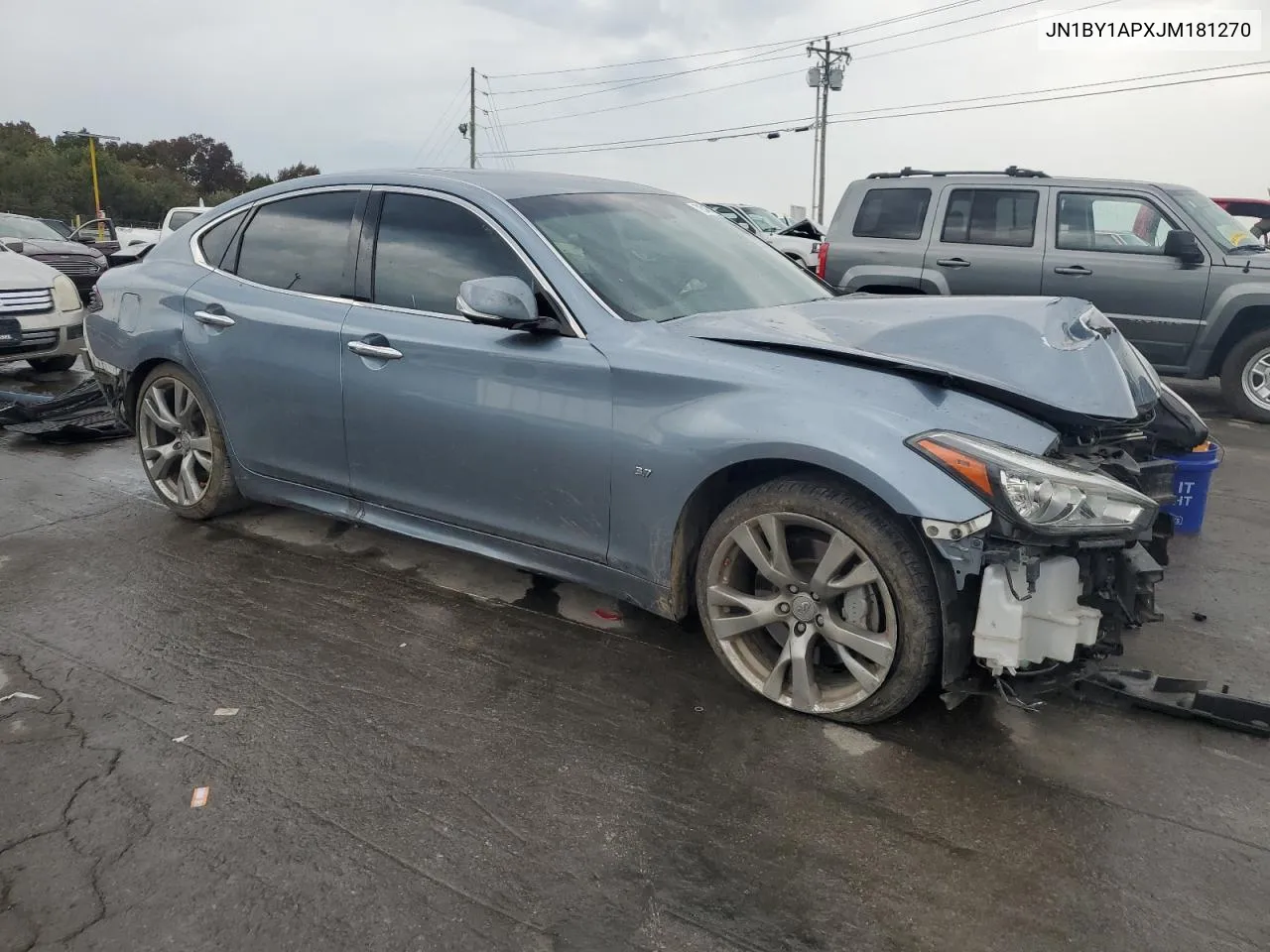 2018 Infiniti Q70 3.7 Luxe VIN: JN1BY1APXJM181270 Lot: 72543514