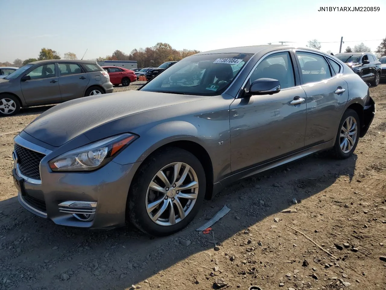 2018 Infiniti Q70 3.7 Luxe VIN: JN1BY1ARXJM220859 Lot: 77387084