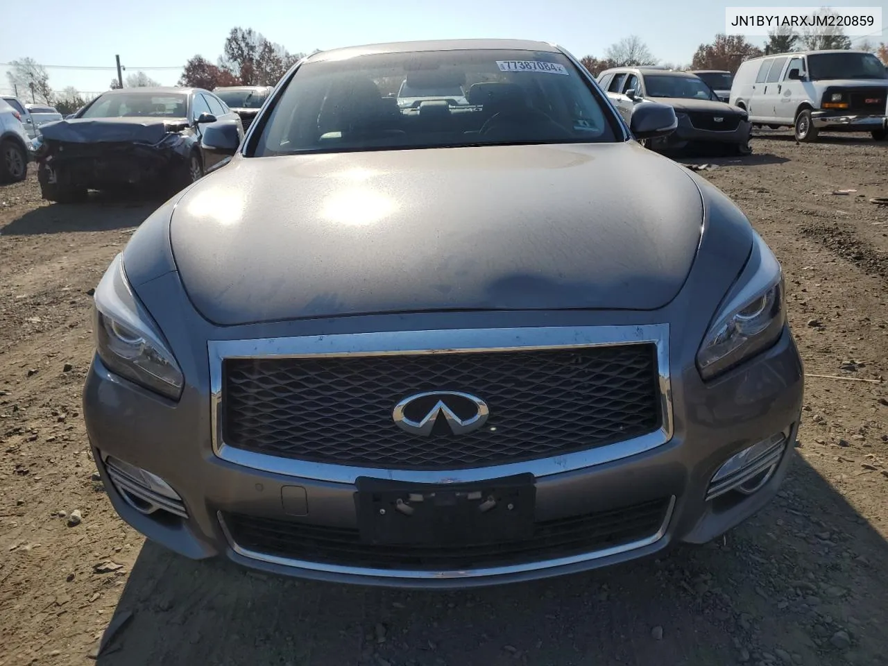 2018 Infiniti Q70 3.7 Luxe VIN: JN1BY1ARXJM220859 Lot: 77387084