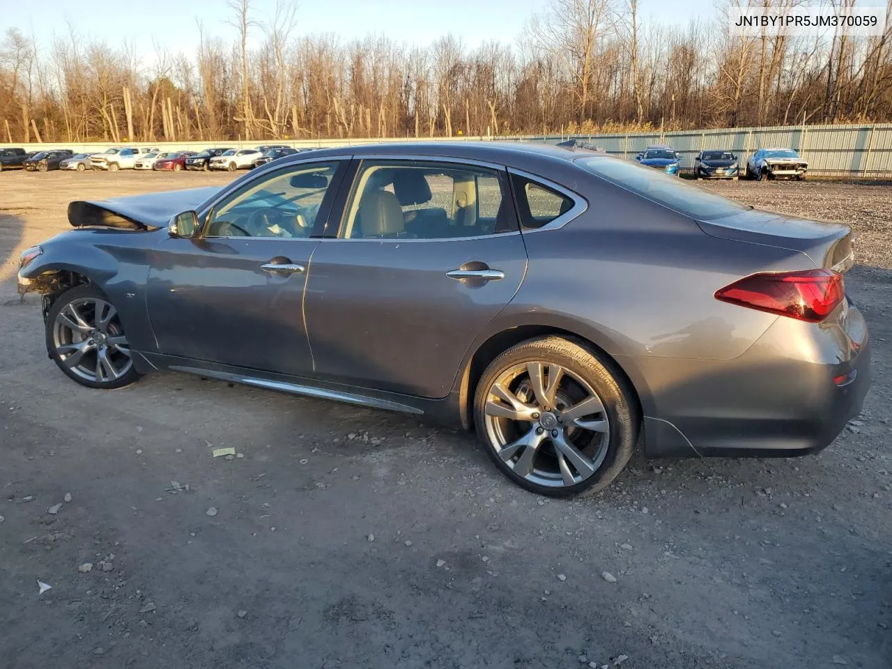 2018 Infiniti Q70L 3.7 Luxe VIN: JN1BY1PR5JM370059 Lot: 78621884