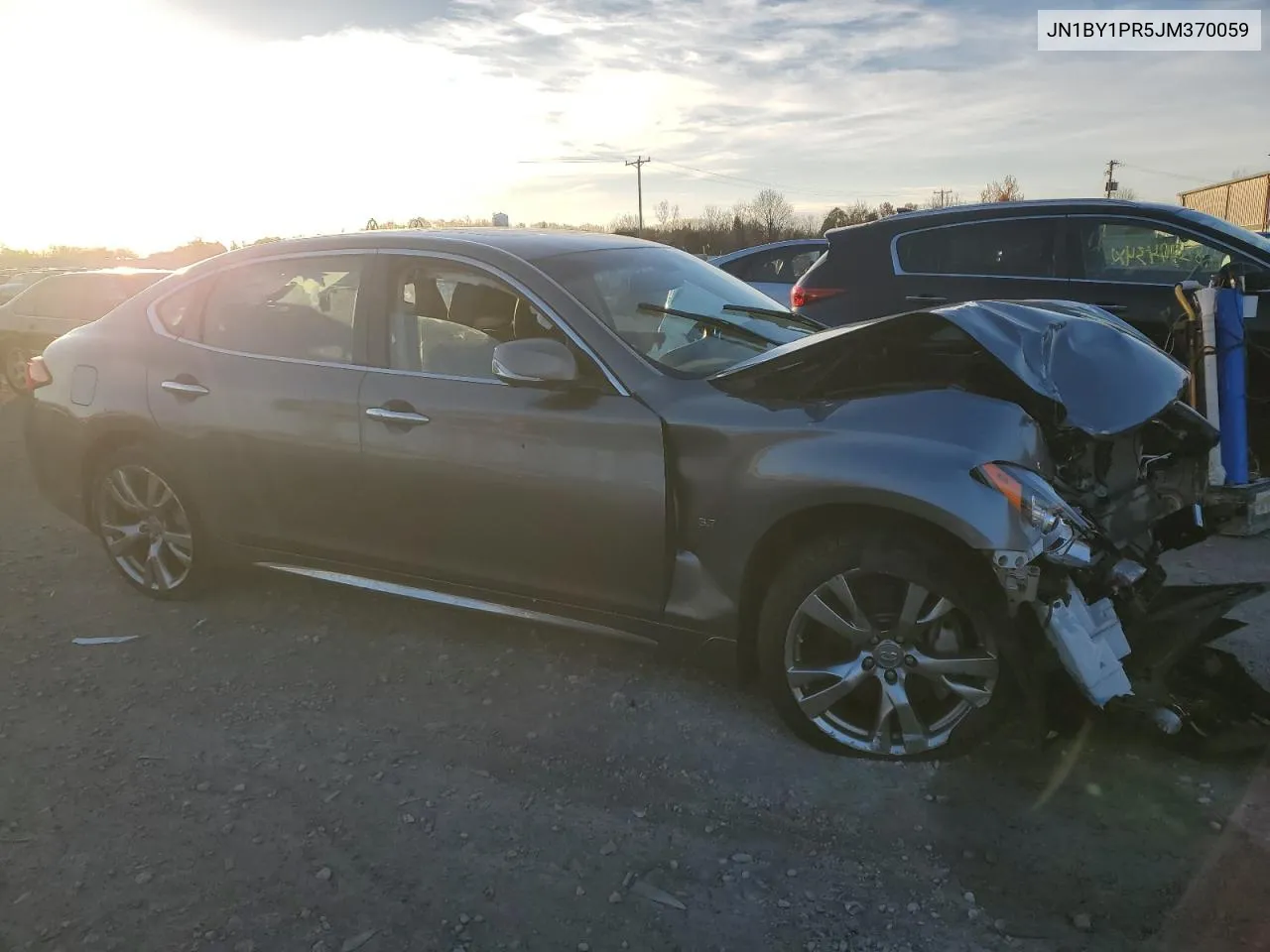 2018 Infiniti Q70L 3.7 Luxe VIN: JN1BY1PR5JM370059 Lot: 78621884