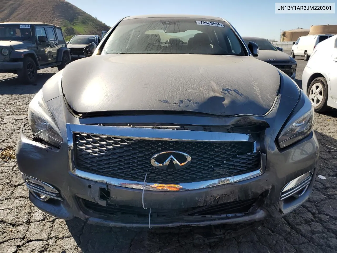 2018 Infiniti Q70 3.7 Luxe VIN: JN1BY1AR3JM220301 Lot: 79569884