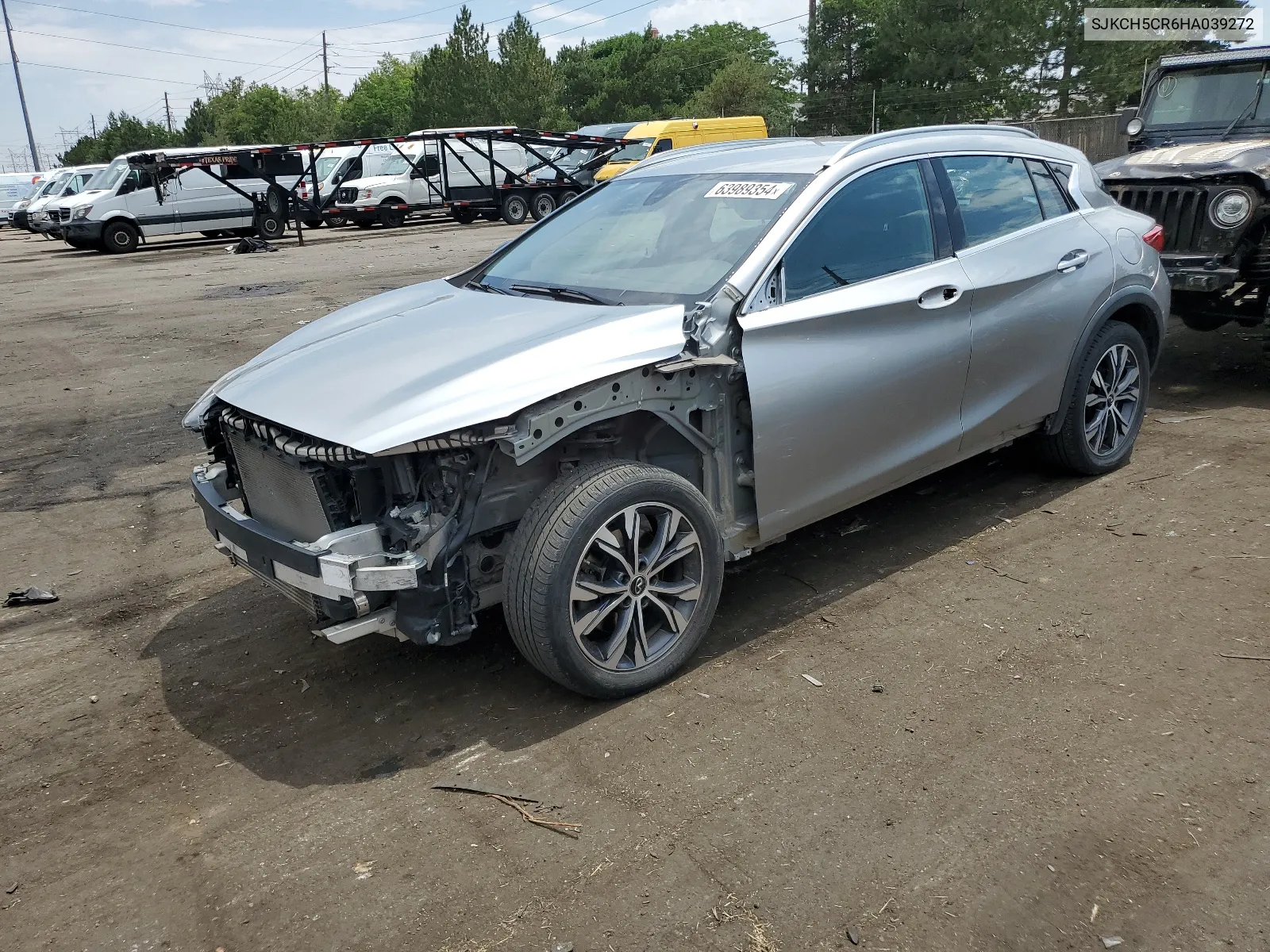 2017 Infiniti Qx30 Base VIN: SJKCH5CR6HA039272 Lot: 63989354