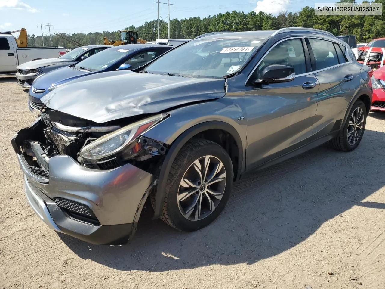 2017 Infiniti Qx30 Base VIN: SJKCH5CR2HA025367 Lot: 72554794