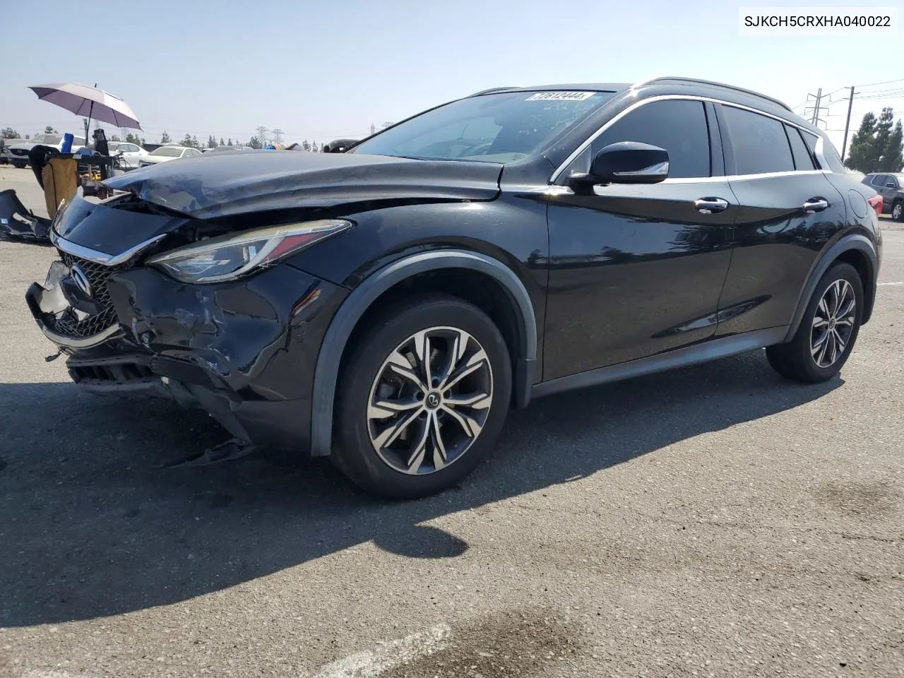 2017 Infiniti Qx30 Base VIN: SJKCH5CRXHA040022 Lot: 72812444