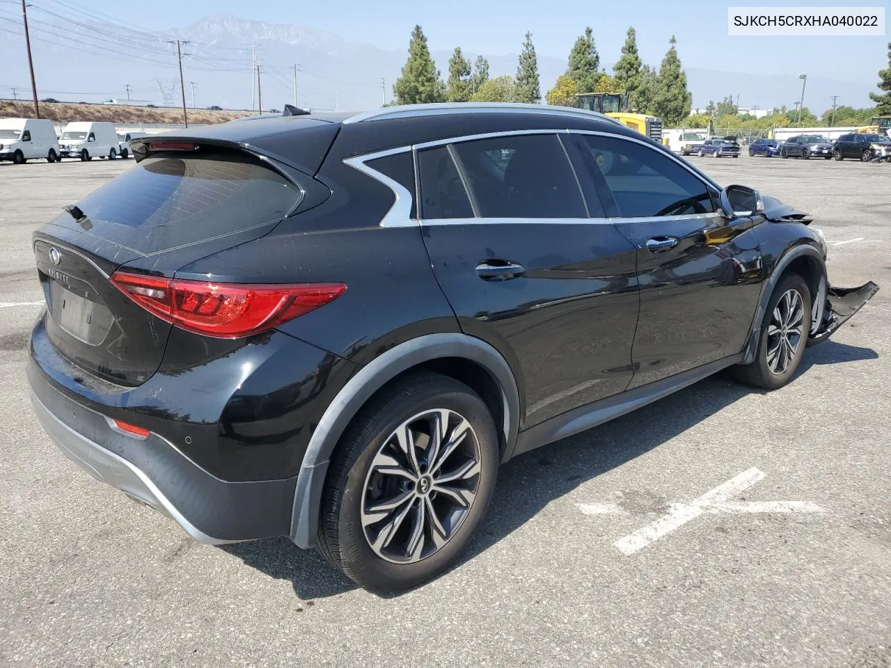 2017 Infiniti Qx30 Base VIN: SJKCH5CRXHA040022 Lot: 72812444