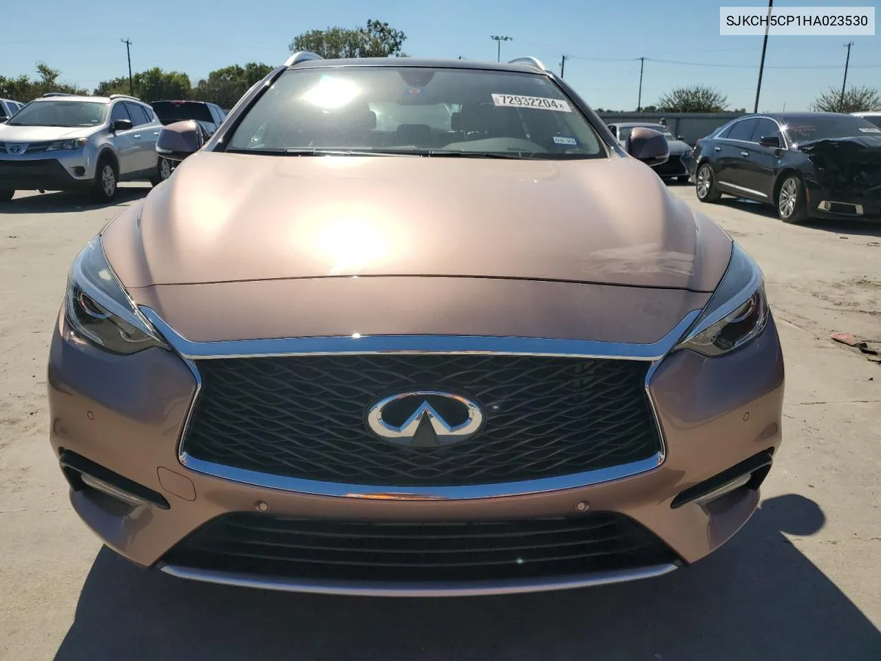 2017 Infiniti Qx30 Base VIN: SJKCH5CP1HA023530 Lot: 72932204