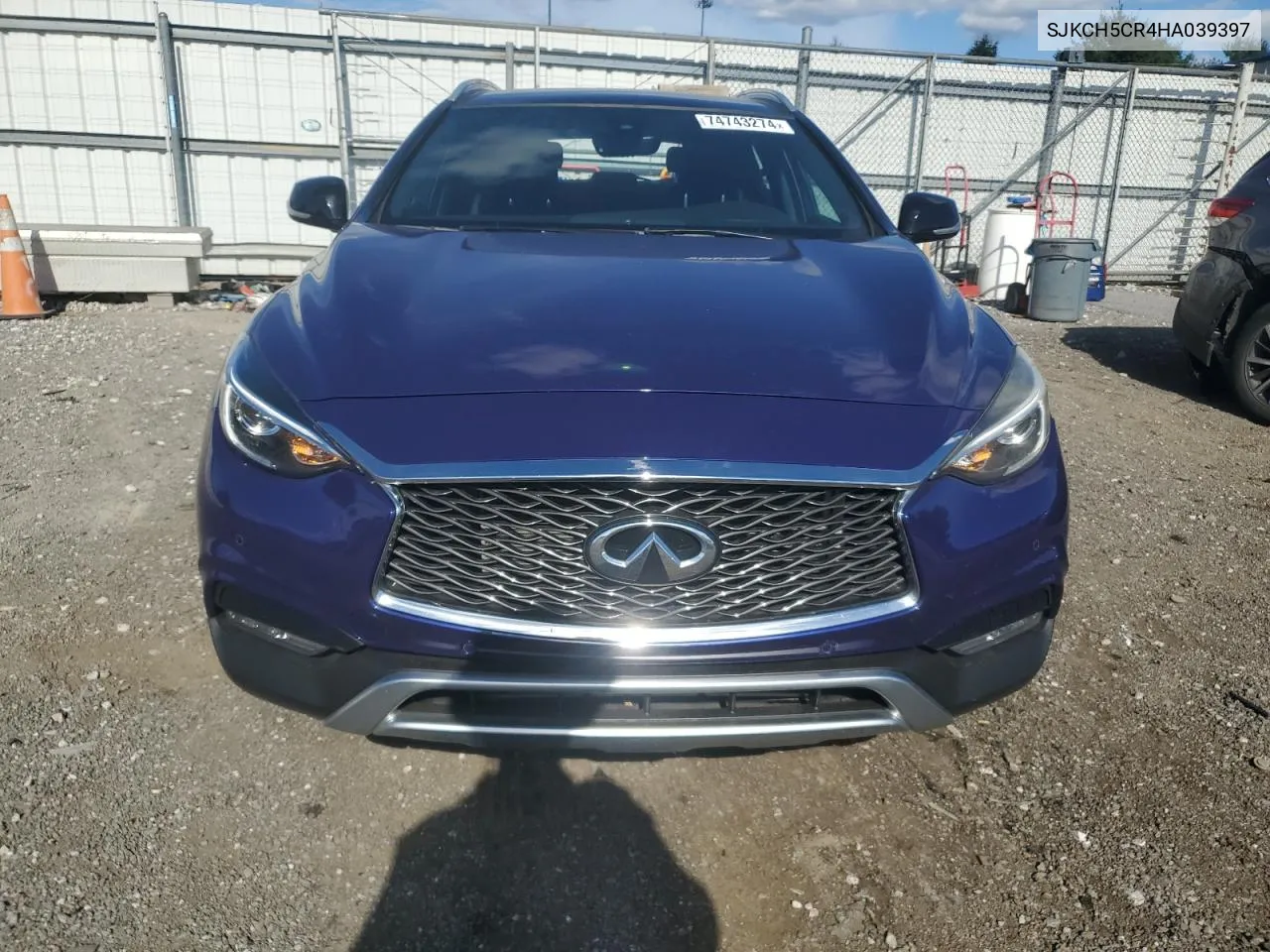 2017 Infiniti Qx30 Base VIN: SJKCH5CR4HA039397 Lot: 74743274