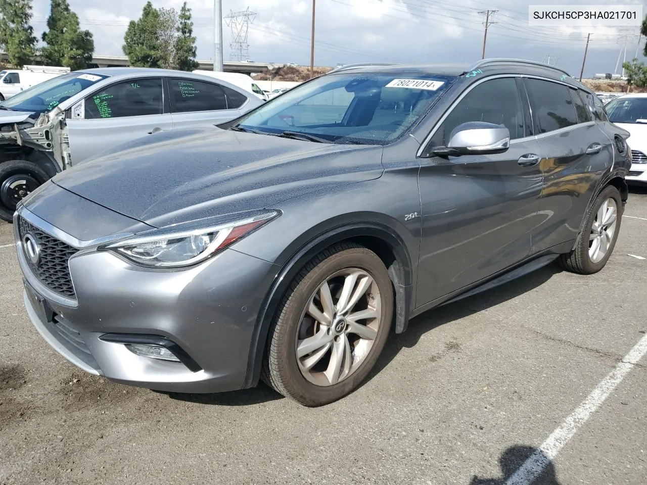 2017 Infiniti Qx30 Base VIN: SJKCH5CP3HA021701 Lot: 78021014