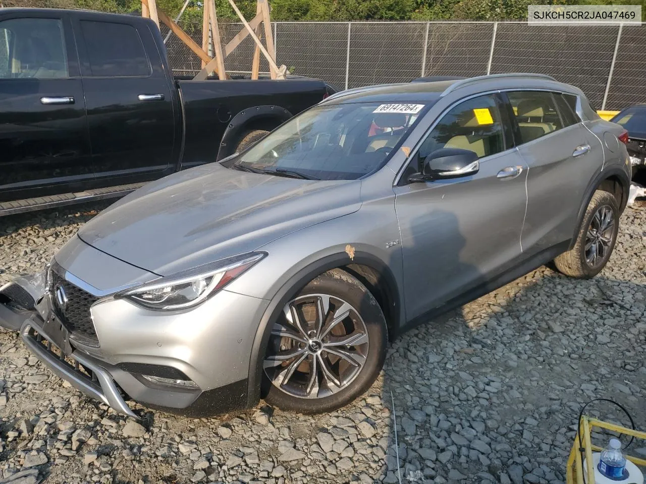 2018 Infiniti Qx30 Base VIN: SJKCH5CR2JA047469 Lot: 69147264