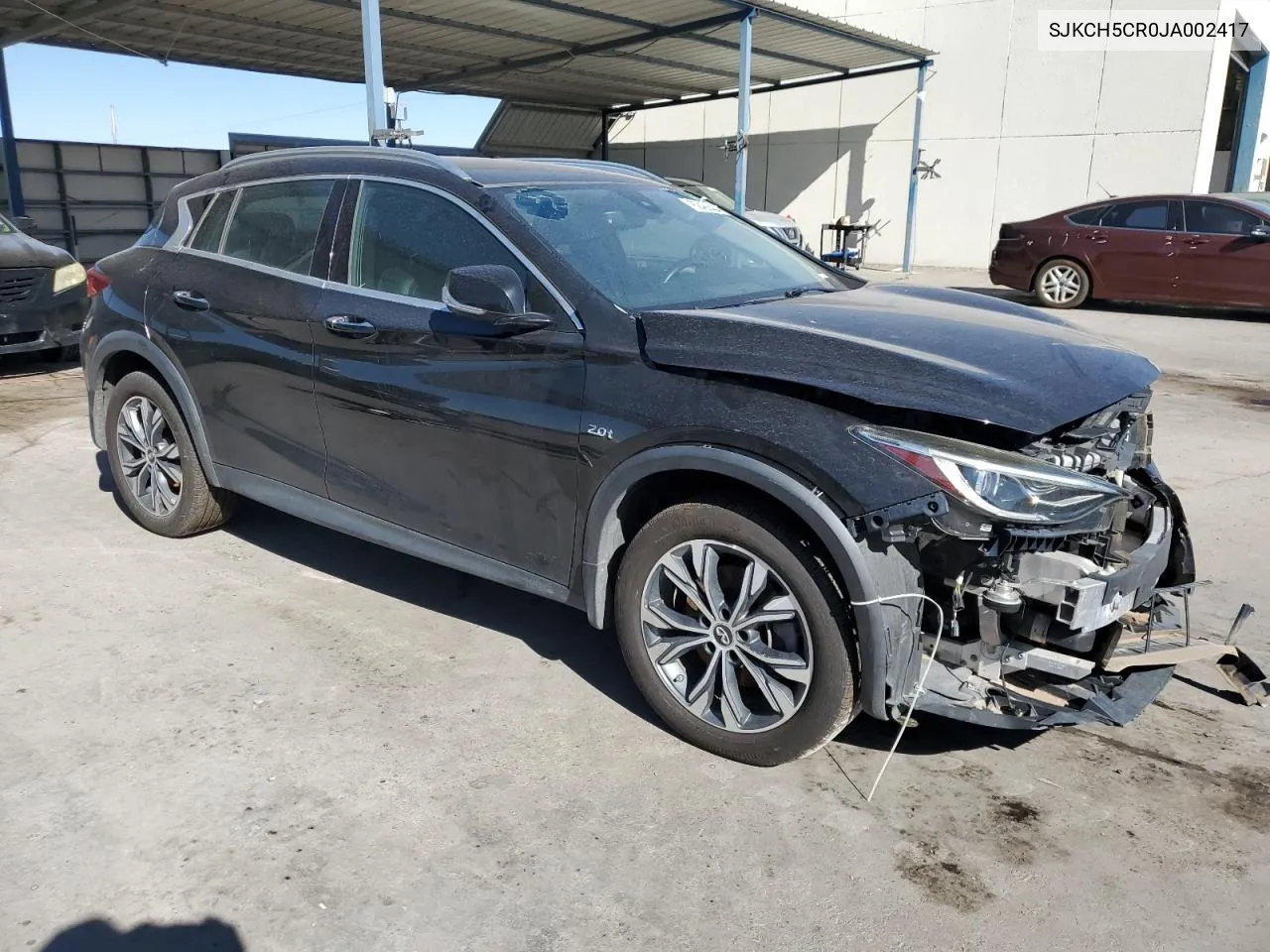 2018 Infiniti Qx30 Pure VIN: SJKCH5CR0JA002417 Lot: 69486434