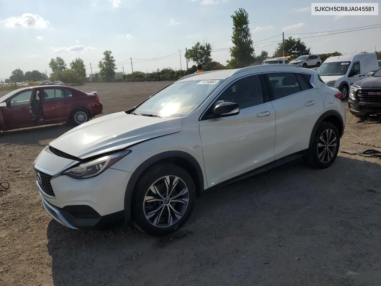 2018 Infiniti Qx30 Base VIN: SJKCH5CR8JA045581 Lot: 71724864