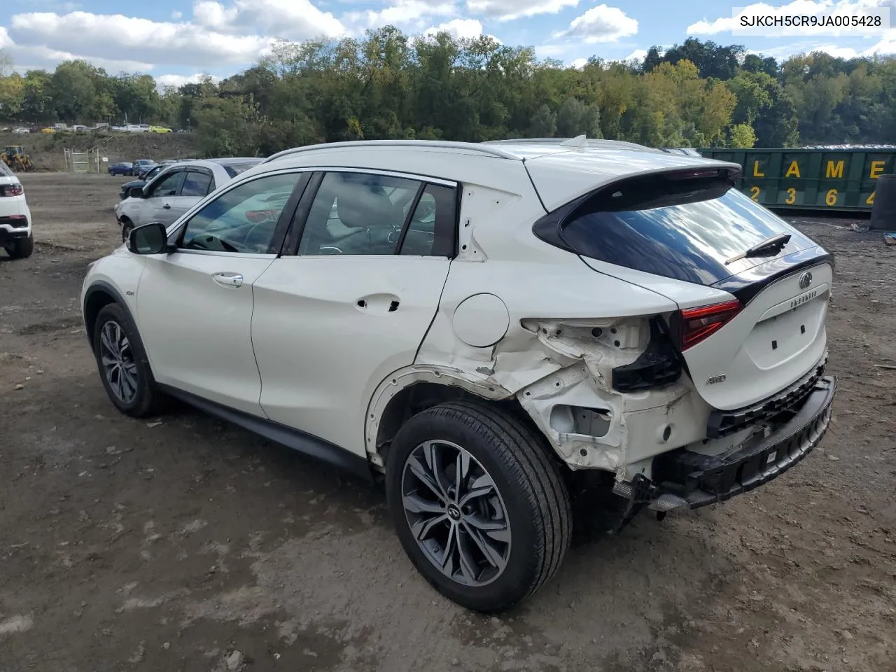 2018 Infiniti Qx30 Pure VIN: SJKCH5CR9JA005428 Lot: 73800714