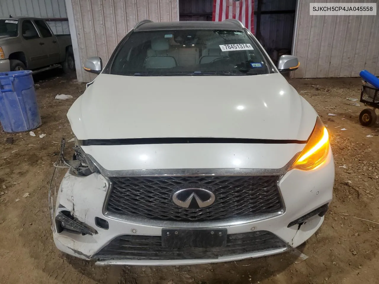 2018 Infiniti Qx30 Base VIN: SJKCH5CP4JA045558 Lot: 78451374